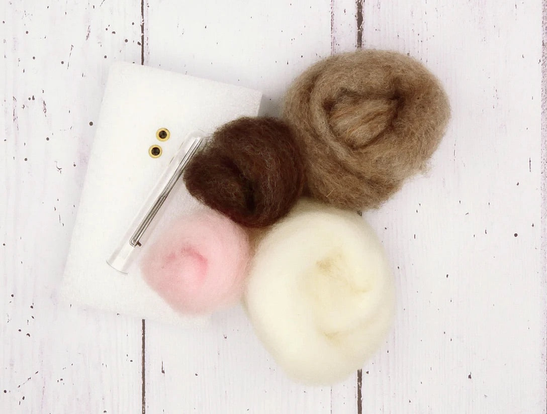Baby Bunny Needle Felting Kit