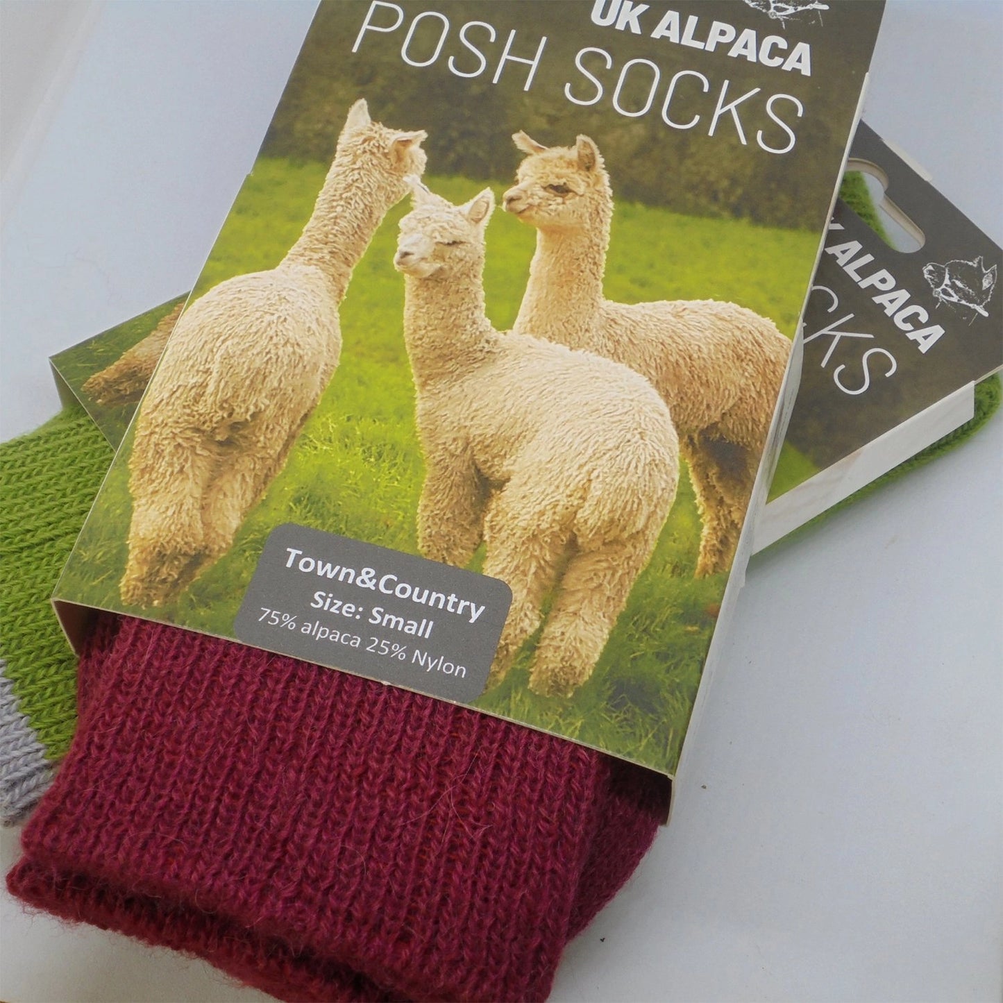 UK Alpaca Posh Alpaca Socks - Town and Country