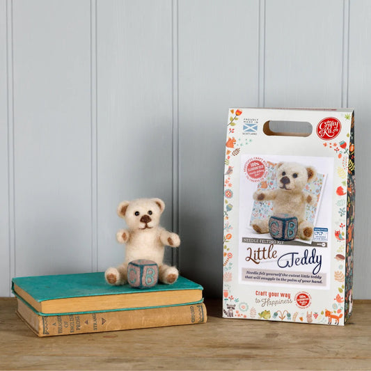 Little Teddy Needle Felting Kit