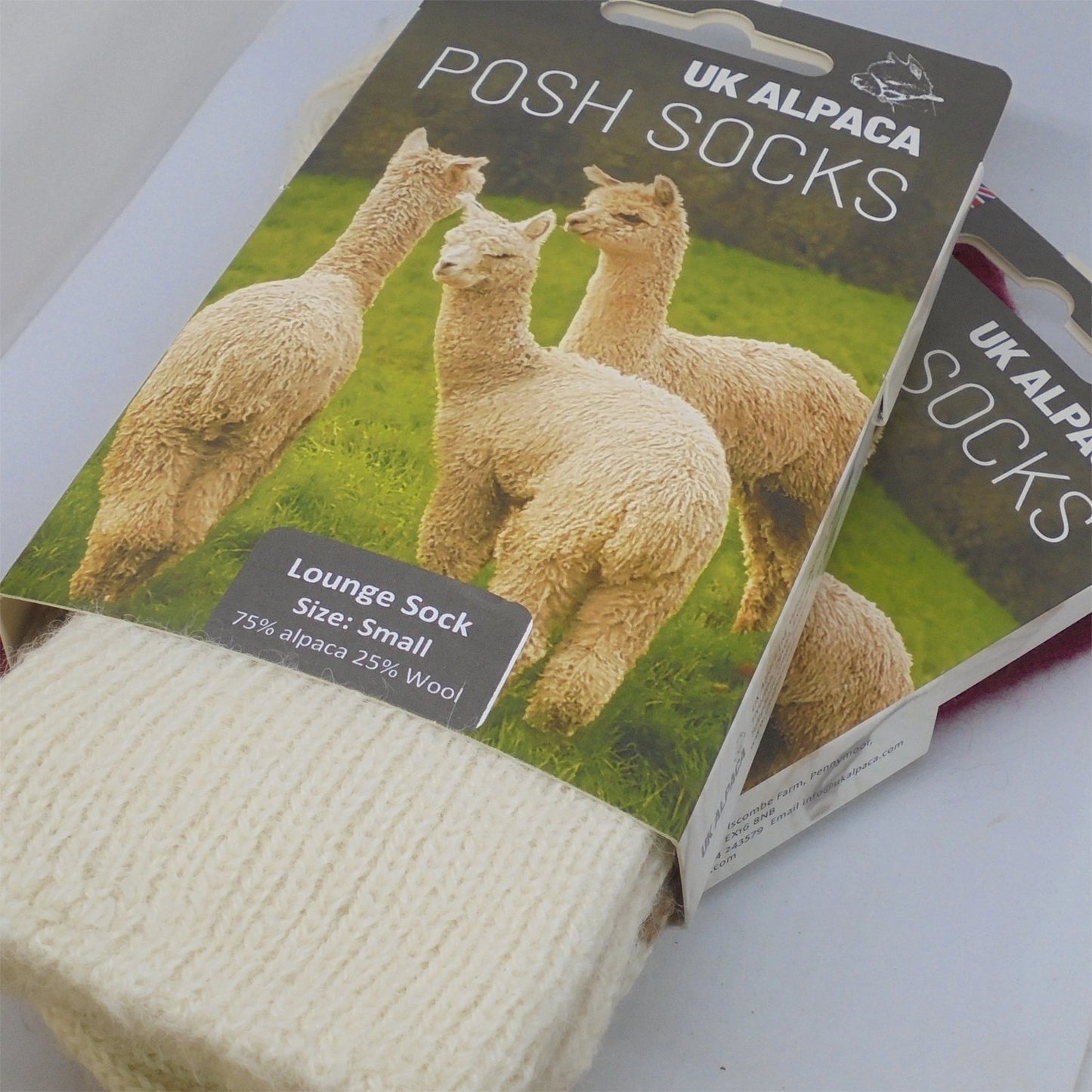 UK Alpaca Posh Alpaca Socks - Lounge