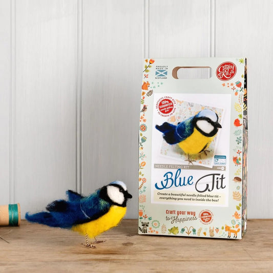 Blue Tit needle felting kit