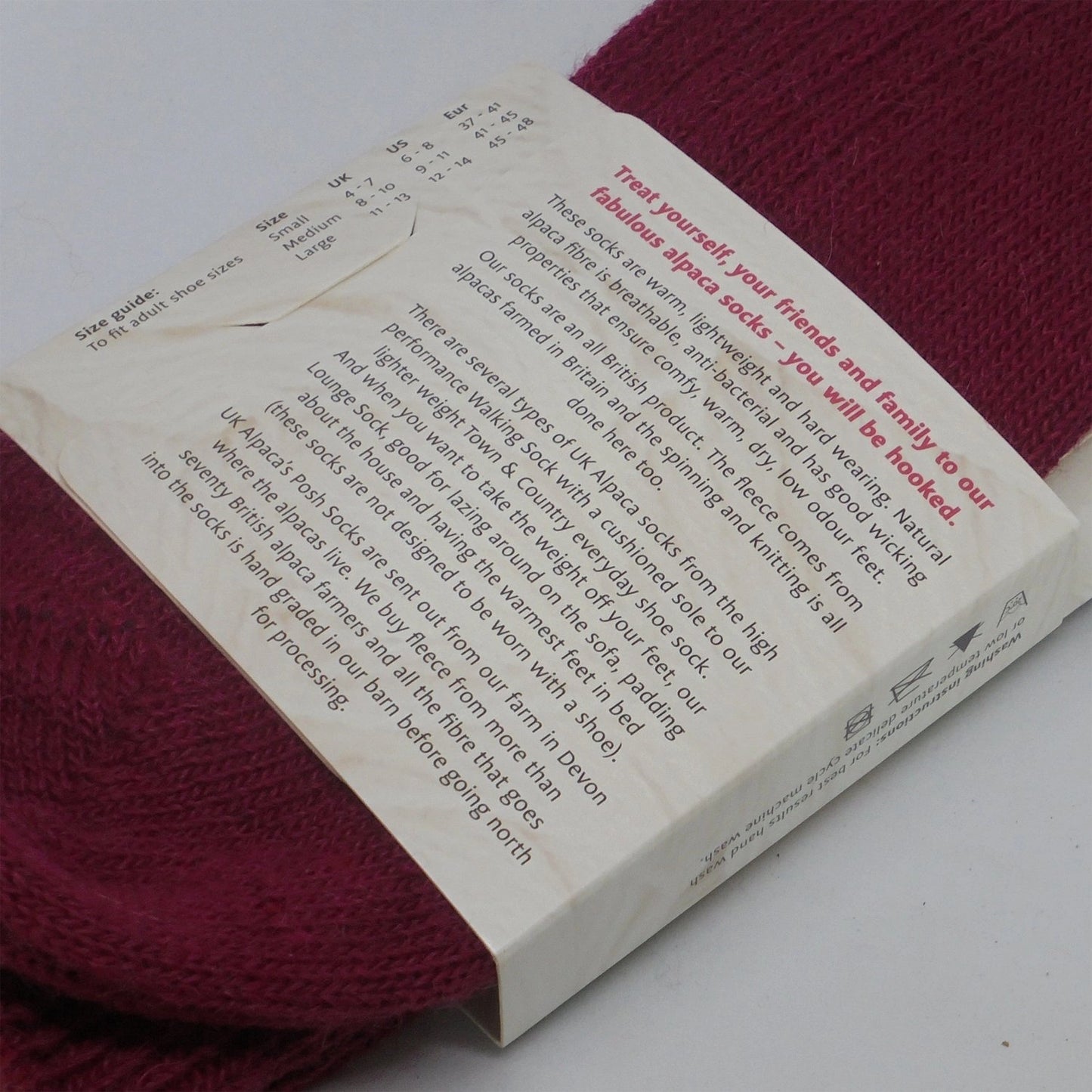UK Alpaca Posh Alpaca Socks - Walking