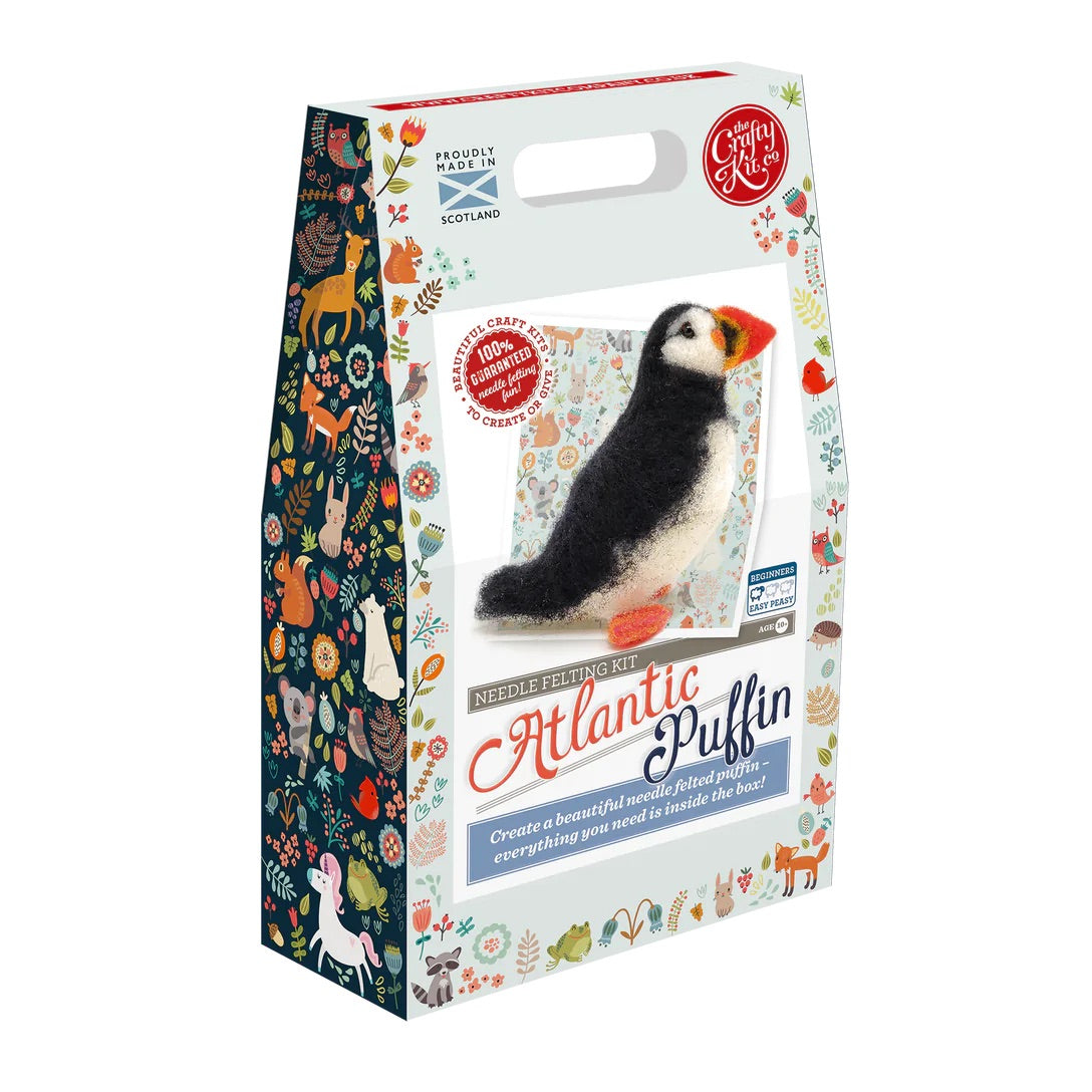Atlantic Puffin needle felting kit