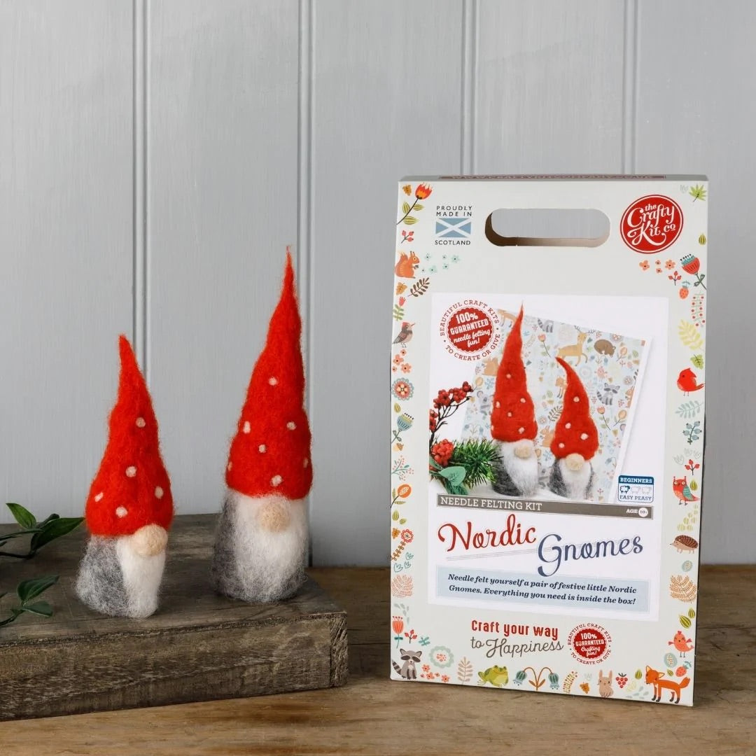 Nordic Gnomes needle felting kit