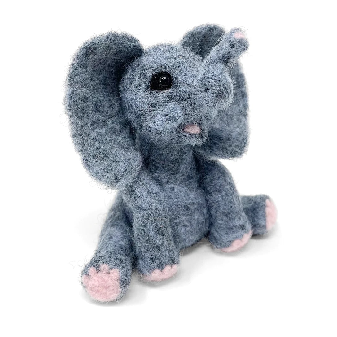 Baby Elephant needle felting kit